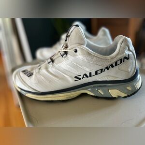 Salomon XT-4 | *deadstock* | white/lunar rock/night sky | men’s size 11 | used